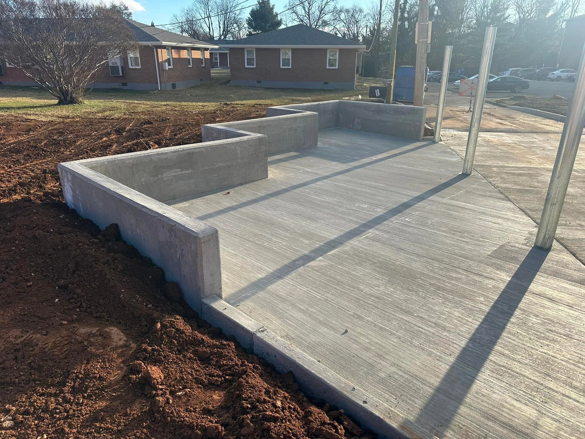 Summit Contracting services — concrete foundation framing